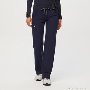 Figs Navy Kade Cargo Scrub pants